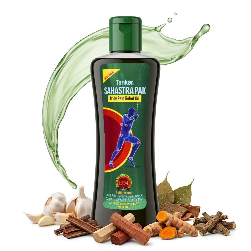 Ayurvedic Pain Relief Oil, Sahastra Pak Oil, Body Pain Relief Oil, Joint Pain Relief Oil, Muscle Pain Relief Oil, Herbal Massage Oil, Ayurvedic Body Oil, Natural Pain Relief Solution